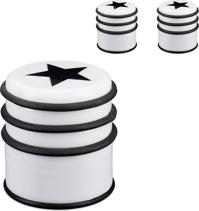 Actual product image Relaxdays 3x door stop (3 Piece, 7.5 x 7.5 x 8 cm)