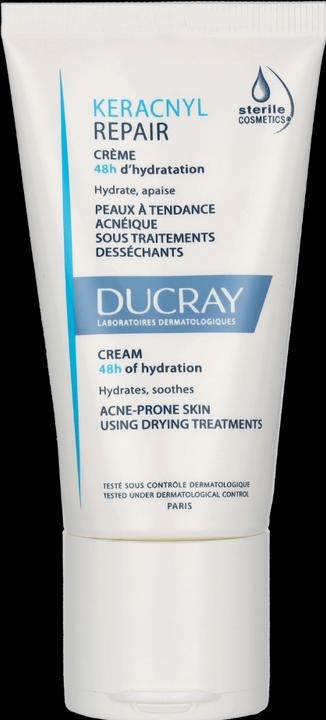 Actual product image Ducray KERACNYL REPAIR Cream 48h Moisture, 50 ml Cream (50 ml, Day cream)
