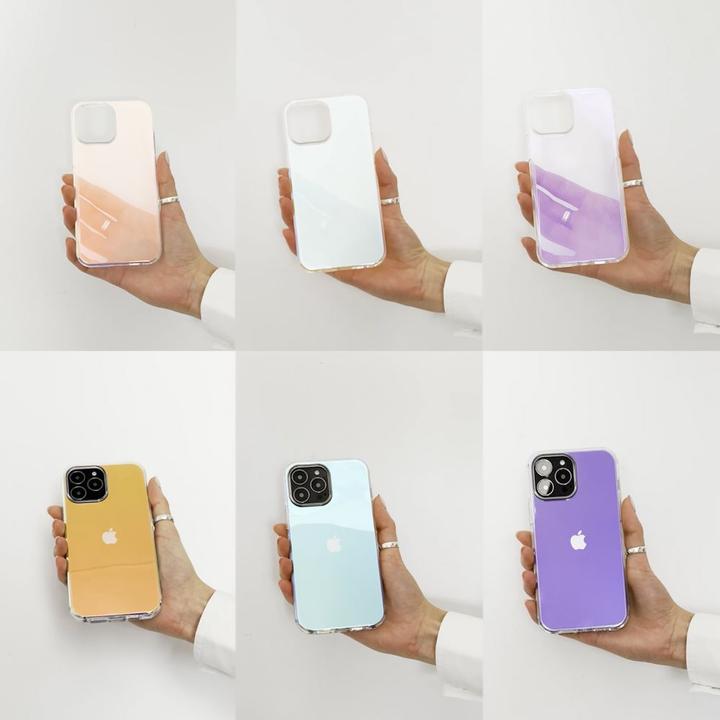 Actual product image Hurtel Aurora Case Case for Samsung Galaxy A13 5G Neon Gel Cover Purple (Samsung Galaxy A13 5G)