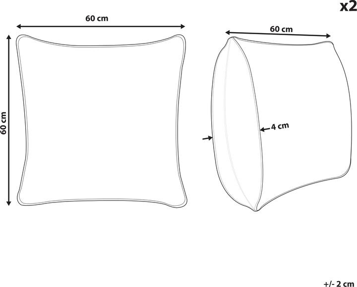 Actual product image Beliani Leuzea (60 x 60 cm)