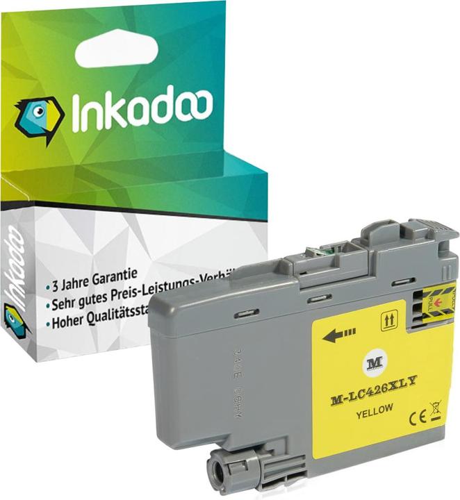Actual product image Inkadoo Compatible ink for Brother LC-426XL (Y)
