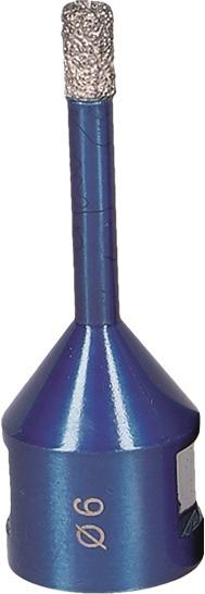 Produktbild Tecwerk Diamant-Fliesenbohrer PRO M14 Ø 6 mm Länge 60,5 mm 1-teilig Segmentanzahl 1 M14 (6 Millimeter)