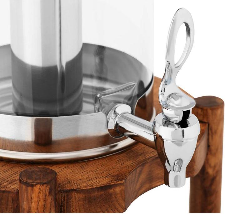 Produktbild Royal Catering Saftspender Saftdispenser Gastro Getränkespender Zapfhahn Holzrahmen 7 L