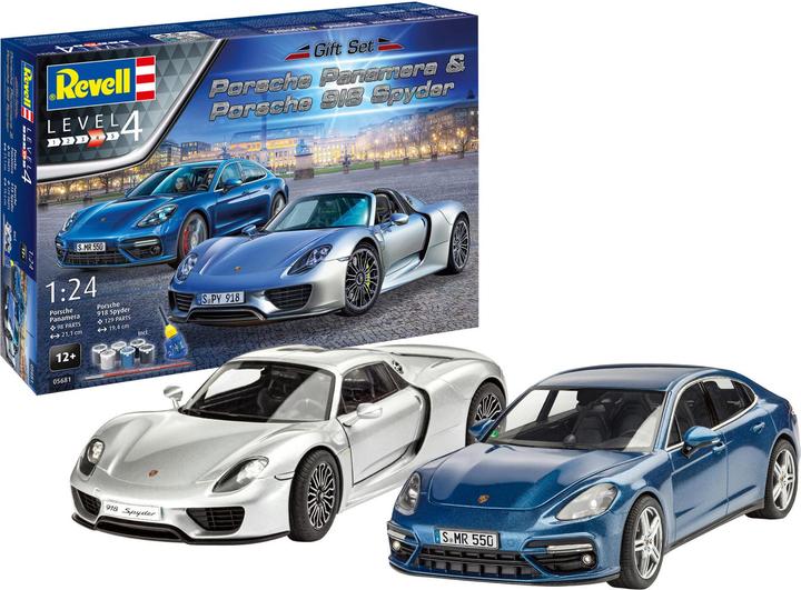 Revell 05681 Porsche Set modèle de voiture en kit 1:24