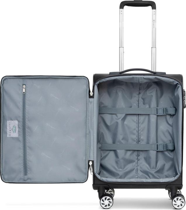 Produktbild Bugatti Go Light Soft 4 Rollen Kabinentrolley S 52.5 cm (36 l, Handgepäck (bis 50l))