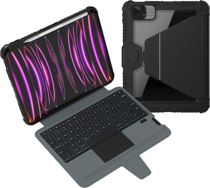 NoName Bumper Link Keyboard Case (Backlit Version) for iPad 10.9 2022 Black (DE)