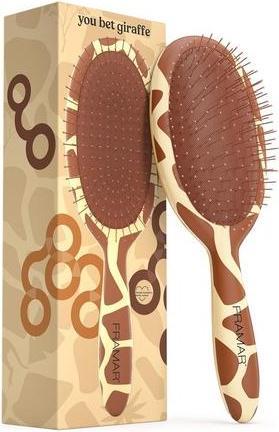 Produktbild Framar Giraffe Print Detangler Brush for Curly, Wet, and Thick Hair