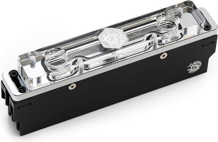 Actual product image Bitspower Memory cooler, DDR5, transparent - 2 DIMMS