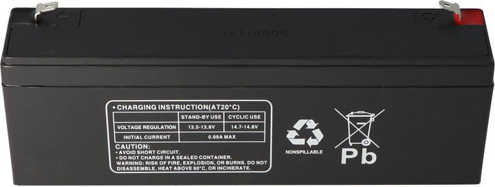Produktbild Multipower Akku MP2.2-12 Blei Akku, 4,8mm Faston Stecker MP2,2-12 (12 V, 2.20 Ah)