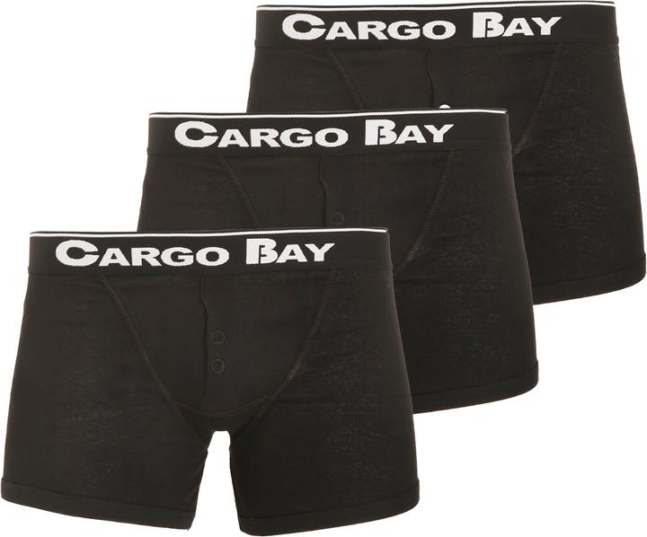 Cargo Bay Boxers Mit Knopf (3 Stück) (S, 3er Pack)
