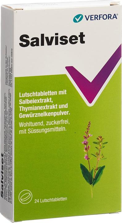 Salviset Mund und Halspastillen (24 Stück)