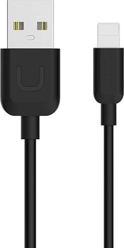 Image du produit Usams Câble U-Turn lightning 1m czarnyblack 2A IPUSBXD01 US-SJ097 (1 m, USB 3.2 Gen 1)