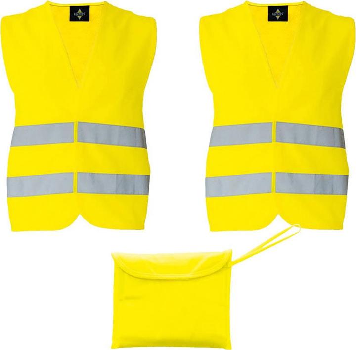 Korntex Zwei Standard-Warnwesten im Beutel