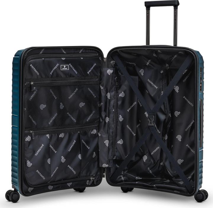 Immagine prodotto Pactastic Collezione 02 THE THREE SET Set di valigie a 4 ruote 3 pezzi (204 l, XL (da 115l))