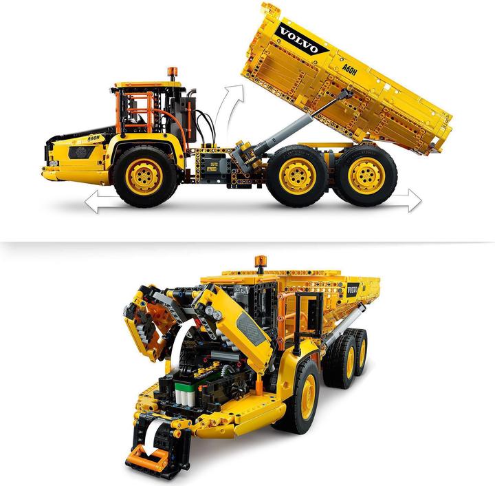 Produktbild LEGO DUPLIKAT Knickgelenkter Volvo-Dumper (42114, LEGO Technic)