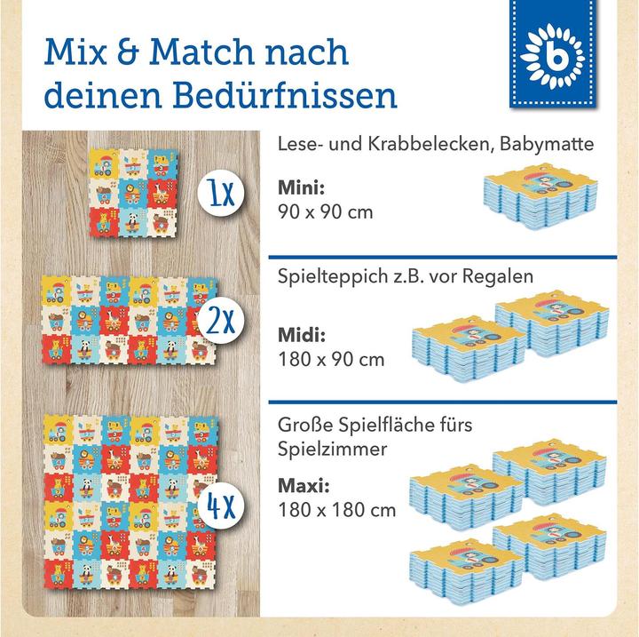 Produktbild Bieco Puzzlematte - Tier Motivzug
