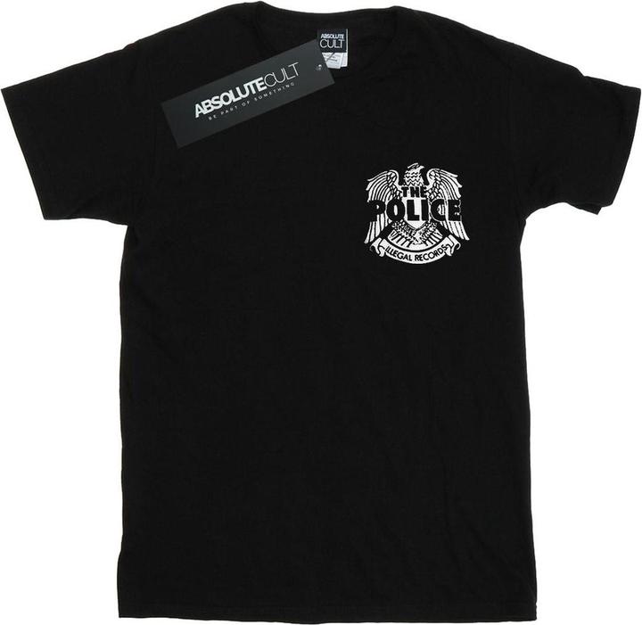 The Police Illegal Records Eagle Chest TShirt (S)