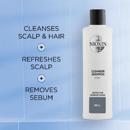 Immagine prodotto Nioxin Shampoo detergente 2 (300 ml, Shampoo liquido)