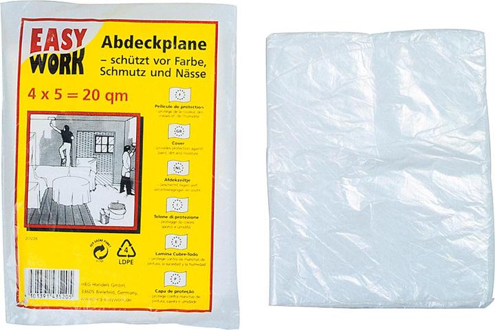 Easy Work Film de masquage pour peintres (4 m, 5000 mm)