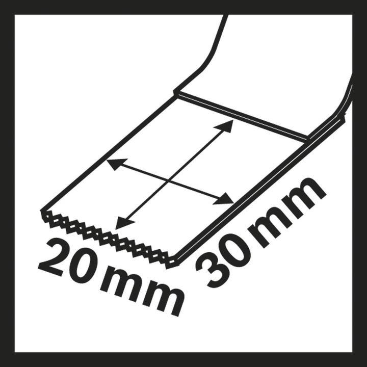 Image du produit Bosch Professional Zubehör Lame de scie plongeante BIM AIZ 20 AB, Wood and Metal, 30 x 20 mm, pack de 5
