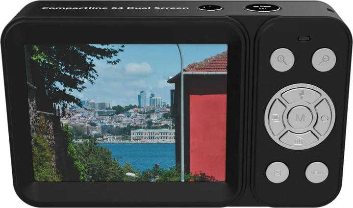 Produktbild Rollei Compactline Dual Screen | 64 MP Digitalkamera mit 4K (56 mm, 64 Mpx, 1/3.2")