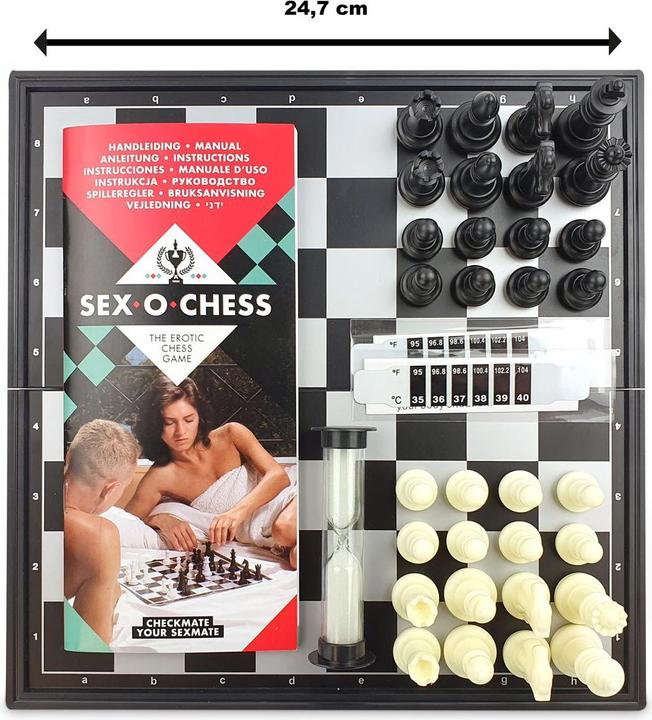 Image du produit Sexventures Sex o Chess (Jeux de plateau, Allemand, Français, Anglais, Italien, Néerlandais, Espagnol, Suédois, Norvégien, Polonais, Russe)