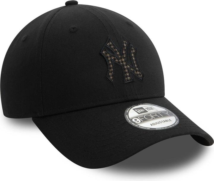 Image du produit New Era 9Forty Cap - CHECK INFILL New York Yankees noir