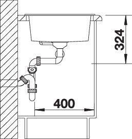 Produktbild Blanco Metra 9 (Aufsatzspülbecken, 86 cm, 50 cm)
