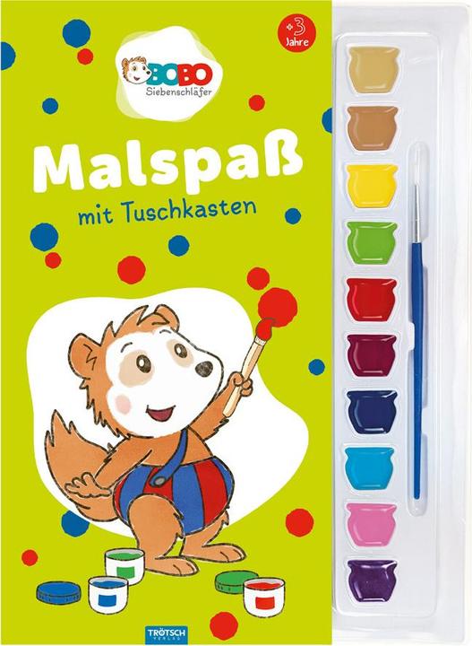 Produktbild Bobo Siebenschläfer Malspass mit Tuschkasten