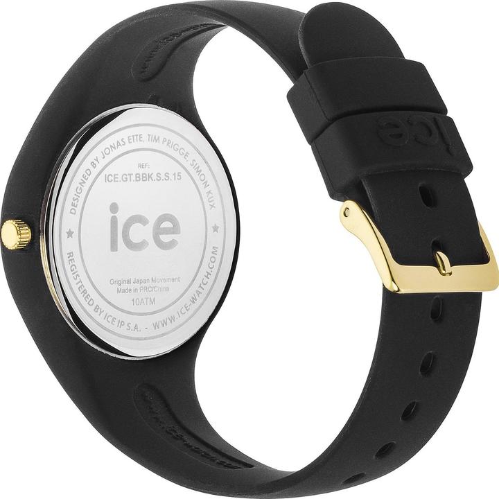 Immagine prodotto ICE Watch Ghiaccio Glitter Nero Oro S (Orologio da polso analogico, 34 mm)
