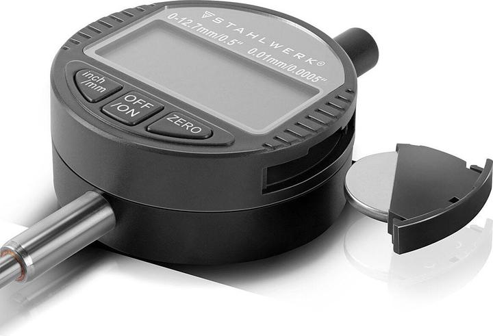 Produktbild Stahlwerk Digitale Messuhr mit 0-12,7 mm (0,5") Messbereich Millimeter und Zoll (1.27 cm)