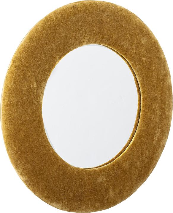 Actual product image Bloomingville Zoyla Mirror, Yellow, Cotton (Ø 40 x 2.5 cm)
