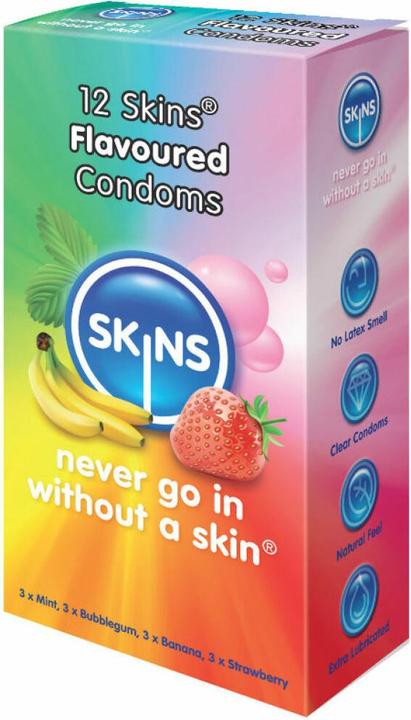 Skins Condom Flavours 12 Pack (12 pcs.)