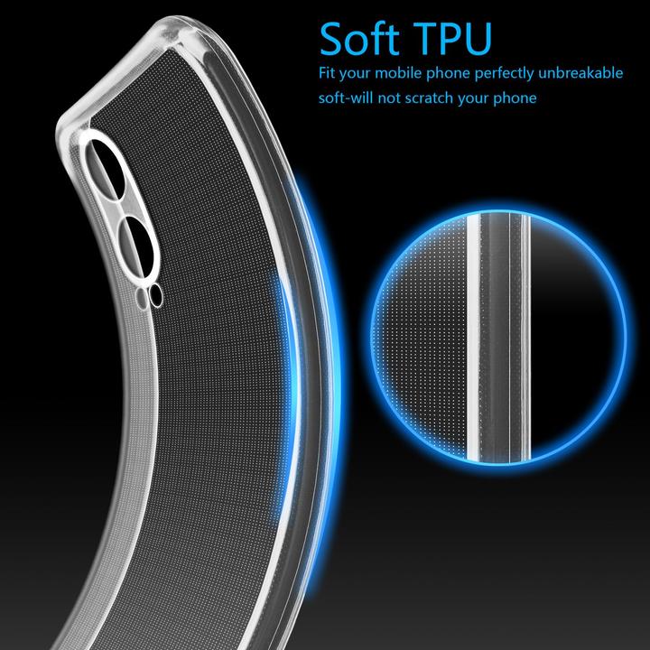 Actual product image Cadorabo Bumper Case for OnePlus Nord CE4 Lite / OPPO K12X TPU Ultra Slim AIR (Oppo K12 Plus)
