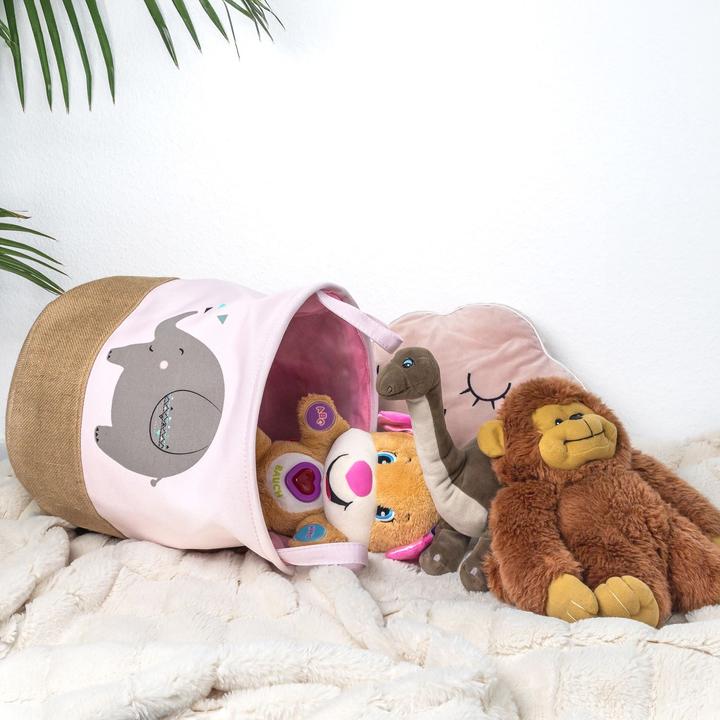 Produktbild Intirilife Aufbewahrungskorb Kinder für Wäsche Spielzeug (1 x, 37 x 37 x 41 cm)