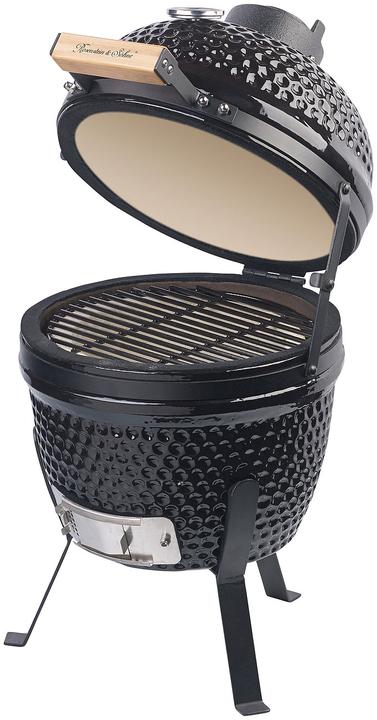 Image du produit Rosenstein & Söhne Gril boule céramique Kamado 2en1 & Fumoir