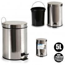 Image du produit Berilo Poubelle en acier de 5l avec pédale (5 l)