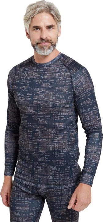 Actual product image Mountain Warehouse Mens Talus Printed Long-Sleeved Thermal Top (S)