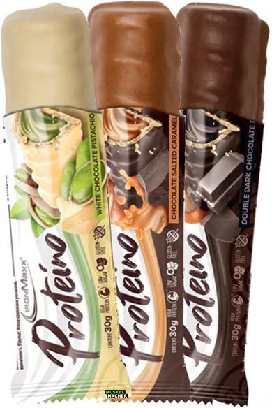 Produktbild IronMaxx Proteino Protein Bar (30G) (White Chocolate Pistachio)