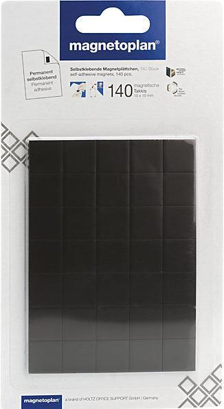Image du produit Magnetoplan Coins magnétiques, L x l 15 x 15 mm, lot de 1400. (1400 x)