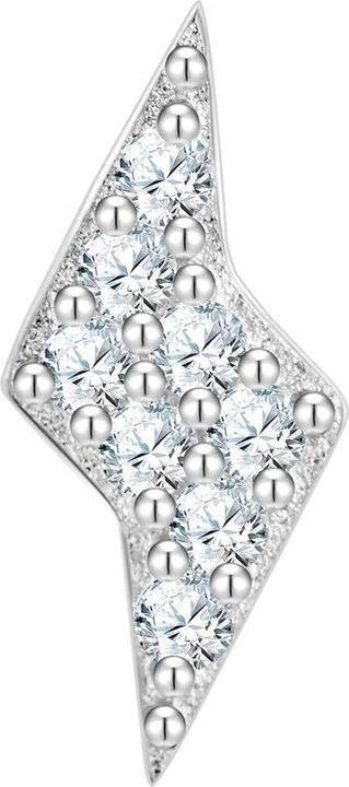 Immagine prodotto Glanzstücke München Orecchini da donna a perno con fulmine in argento 925 - 37370 (Argento)