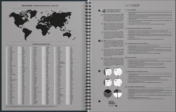 Image du produit Oxford Notizbuch (A4+, À rayures, Couverture rigide)