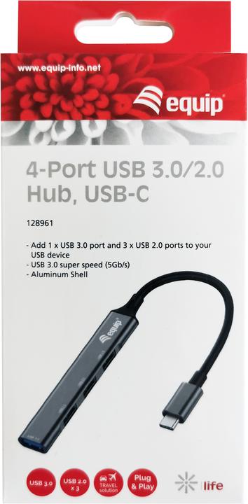Actual product image equip 128961 (USB-C, 4 Ports)