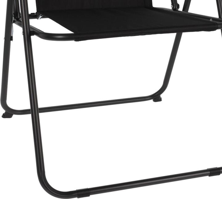 Produktbild Mojawo Campingstuhl Stoff Oxfort Metall Schwarz