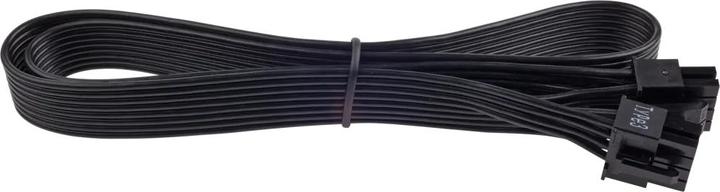 Corsair Type 3 Flat Black Ribbon Cable EPS12v/ATX12v 4+4 pin, Compatible with all type 3 pin out PSU