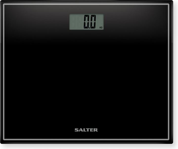 Actual product image Salter 9207 BK3R Compact Glass Electronic Bathroom Scale - Juodas (150 kg)