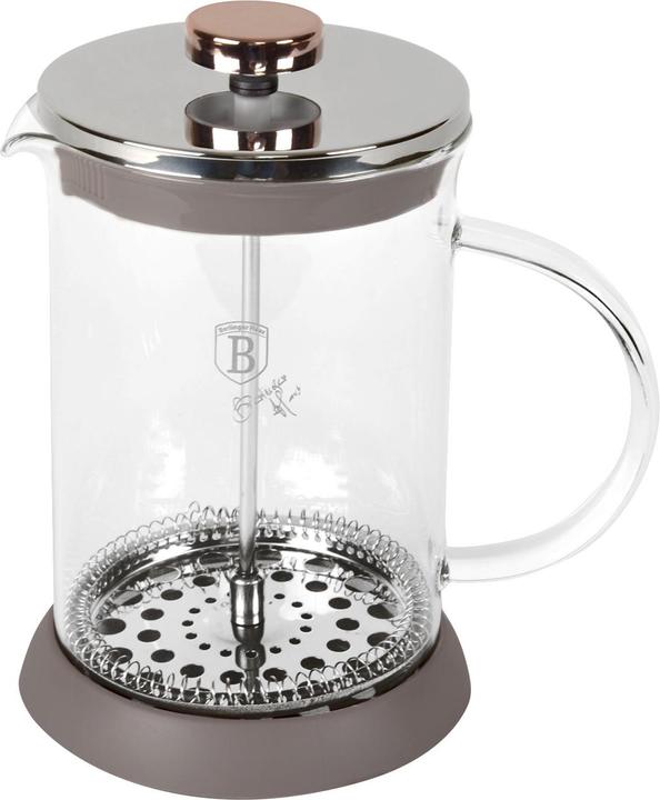 BerlingerHaus Design French press for coffee and tea, 800ml, taupe (0.80 l)