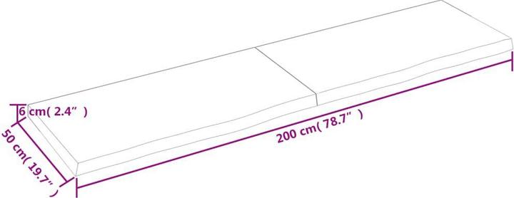 Produktbild VidaXL Emerald (200 x 6 x 50 cm)