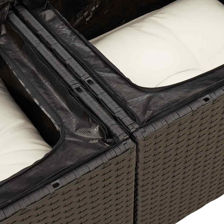 Produktbild VidaXL 10-tlg. Garten-Lounge-Set mit Kissen