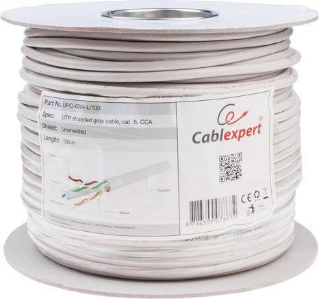 Produktbild Gembird CAT6 UTP 100m Netzwerkkabel Grau U/UTP (UTP) (U/UTP, CAT6, 100 m)